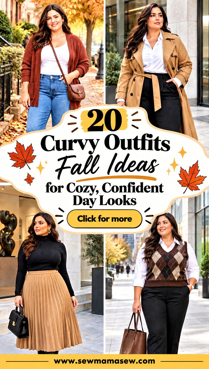 20 Curvy Outfits Fall Ideas for Cozy Confident Day Looks - 20 Curvy Outfits Fall Ideas for Cozy, Confident Day Looks