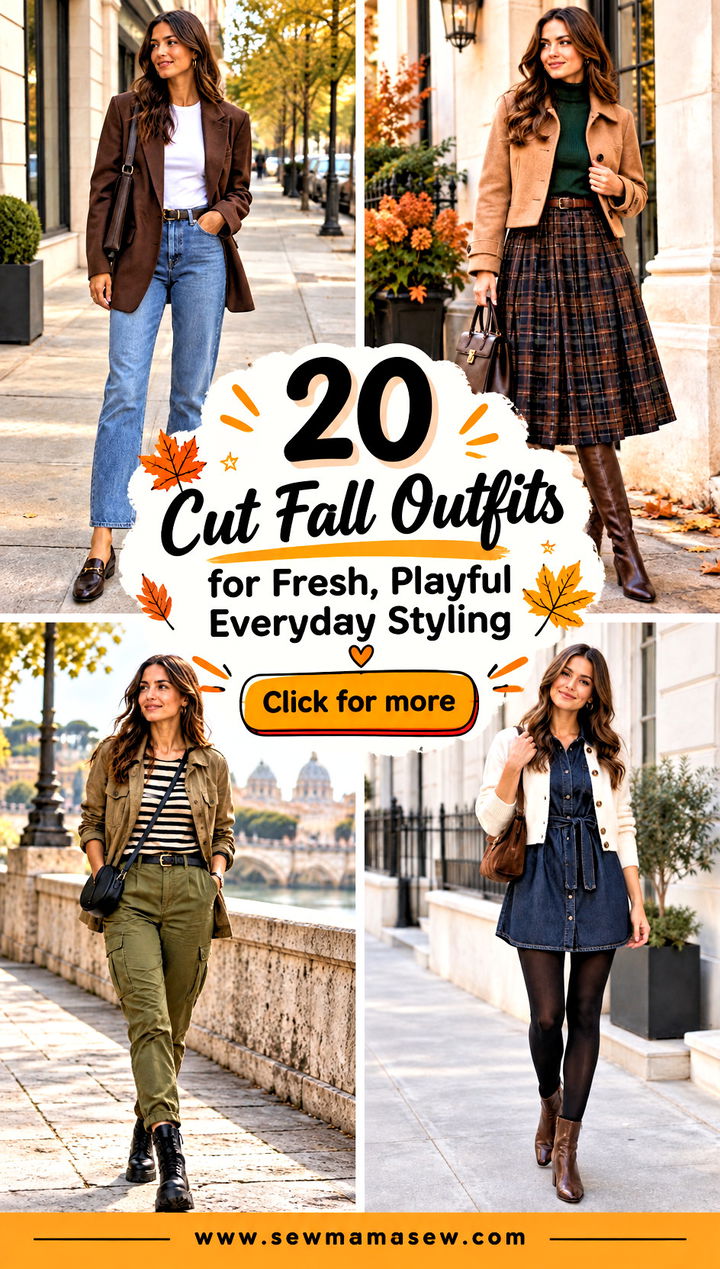 20 Cut Fall Outfits for Fresh Playful Everyday Styling - 20 Cut Fall Outfits for Fresh, Playful Everyday Styling
