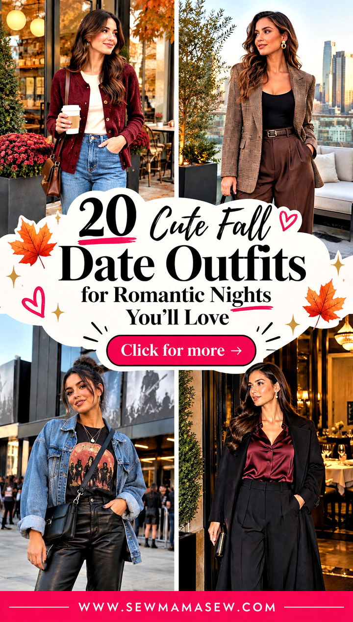 20 Cute Fall Date Outfits for Romantic Nights Youll Love - 20 Cute Fall Date Outfits for Romantic Nights You'll Love