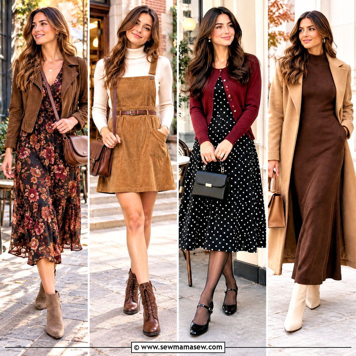 20 Cute Fall Dresses for Cozy Days and Dates You'll Love