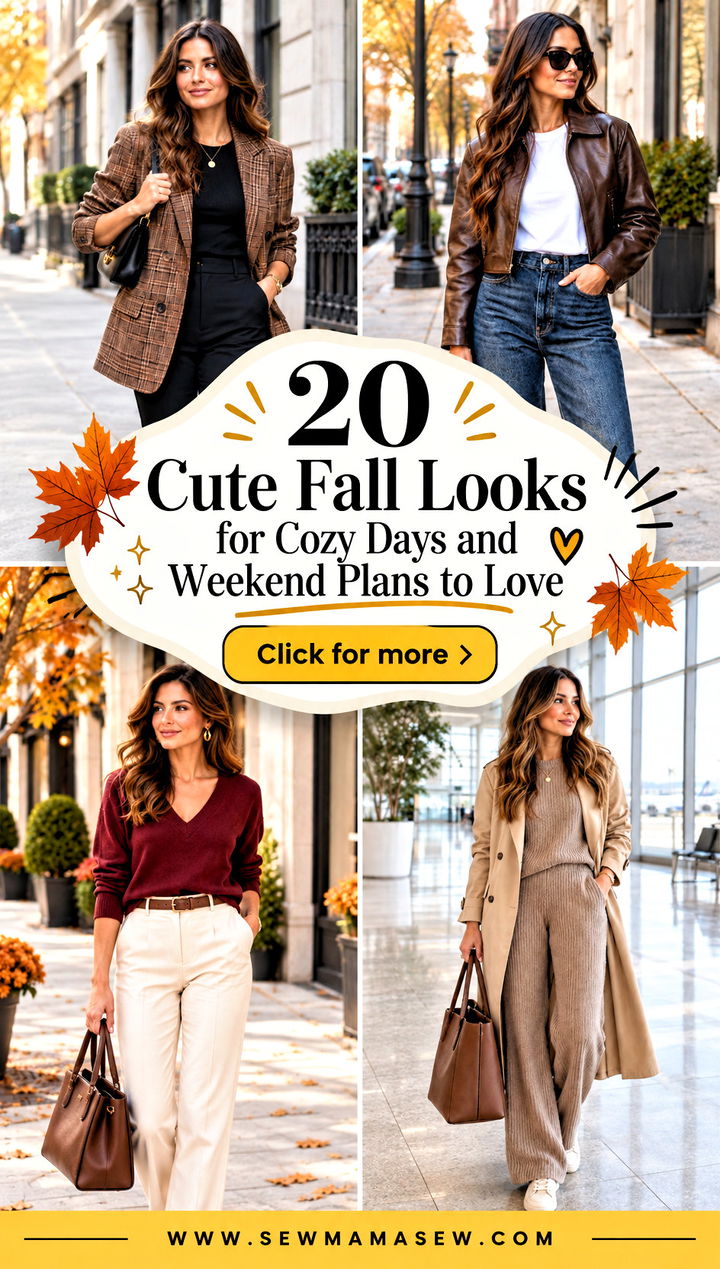 20 Cute Fall Looks for Cozy Days and Weekend Plans to Love - 20 Cute Fall Looks for Cozy Days and Weekend Plans to Love