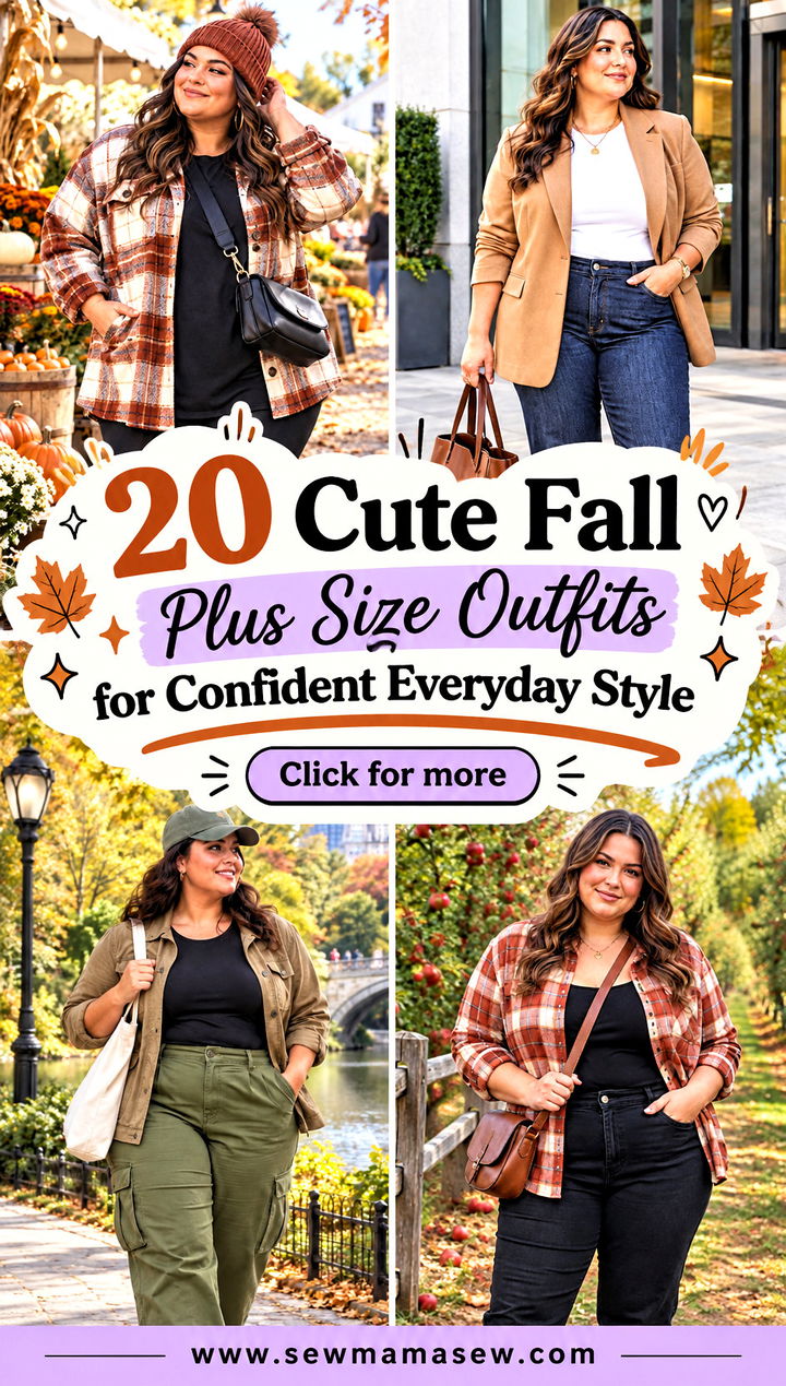 20 Cute Fall Plus Size Outfits for Confident Everyday Style - 20 Cute Fall Plus Size Outfits for Confident Everyday Style
