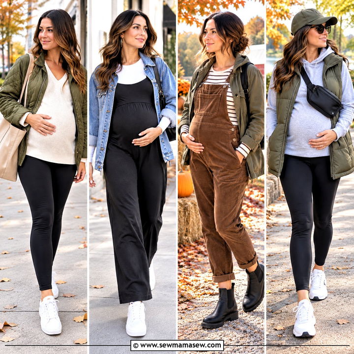 20 Cute Fall Pregnancy Outfits for Cozy, Feel-Good Style