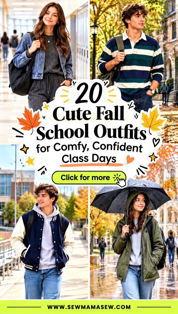 20 Cute Fall School Outfits for Comfy Confident Class Days - 20 Cute Fall School Outfits for Comfy, Confident Class Days