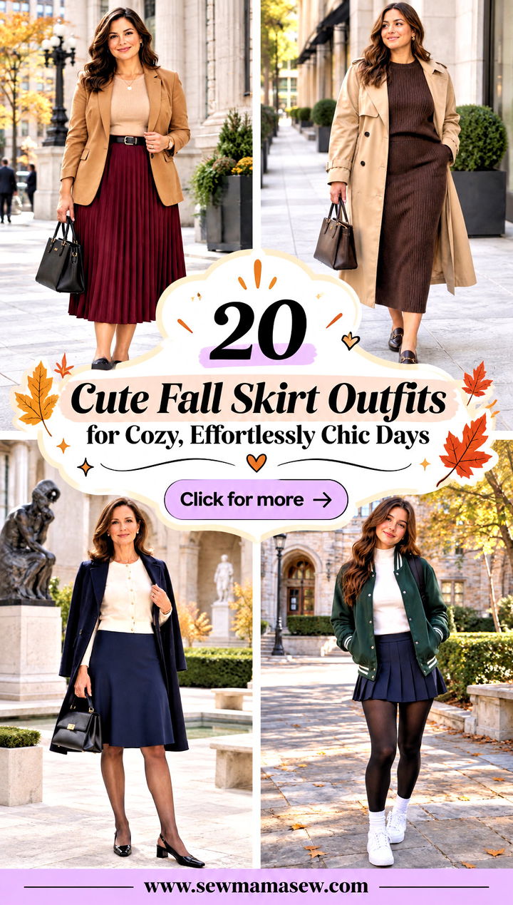 20 Cute Fall Skirt Outfits for Cozy Effortlessly Chic Days - 20 Cute Fall Skirt Outfits for Cozy, Effortlessly Chic Days