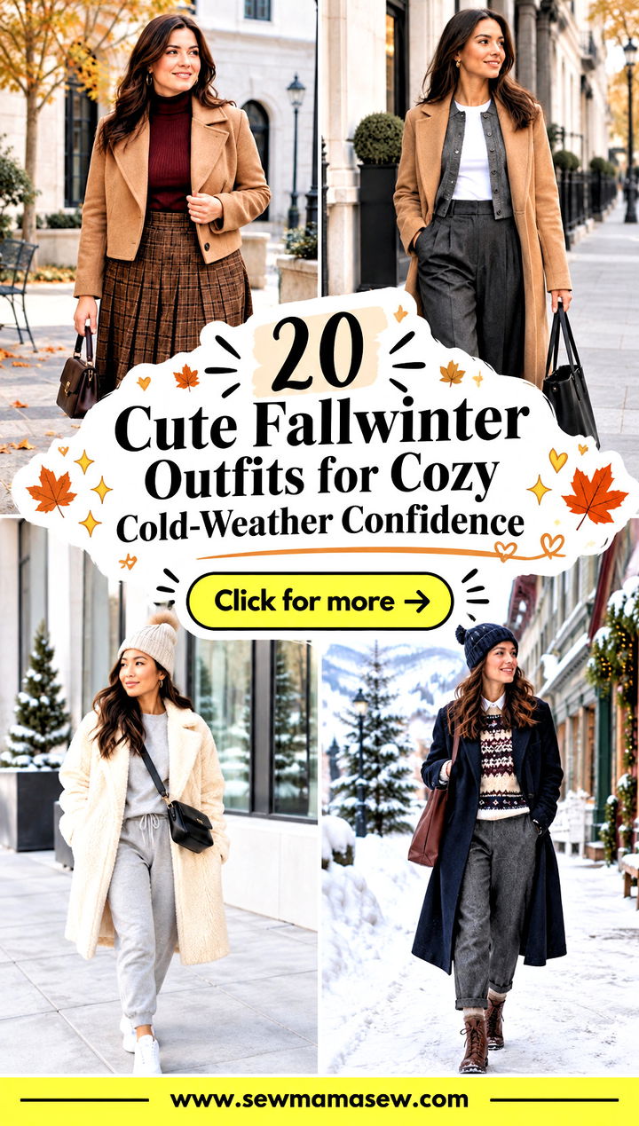 20 Cute Fallwinter Outfits for Cozy Cold-Weather Confidence - 20 Cute Fallwinter Outfits for Cozy Cold-Weather Confidence