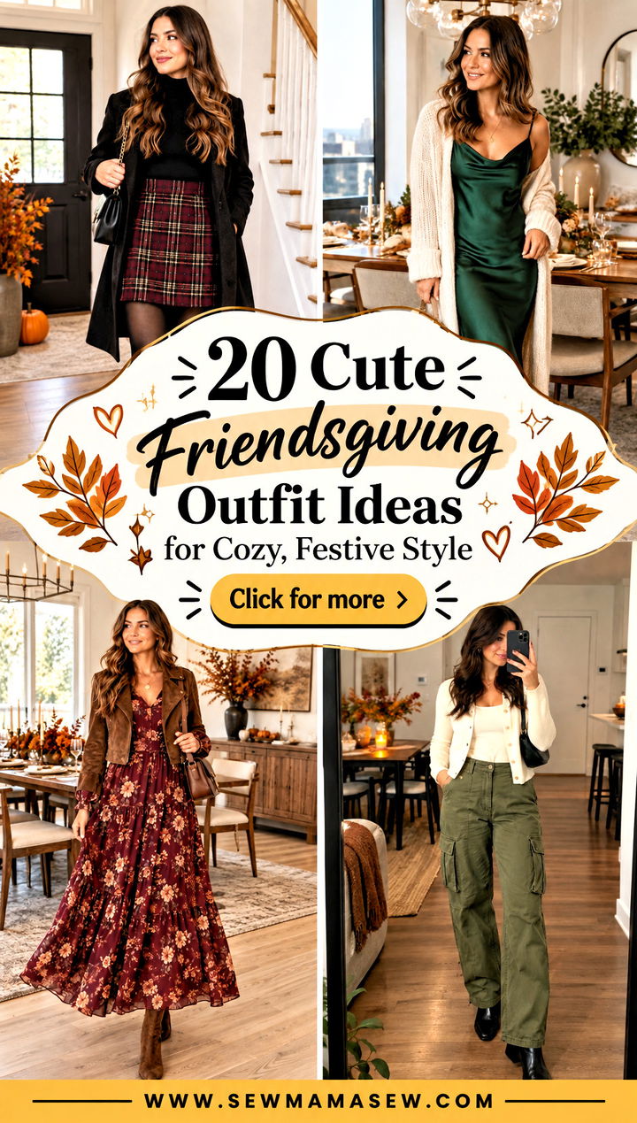 20 Cute Friendsgiving Outfit Ideas for Cozy Festive Style - 20 Cute Friendsgiving Outfit Ideas for Cozy, Festive Style