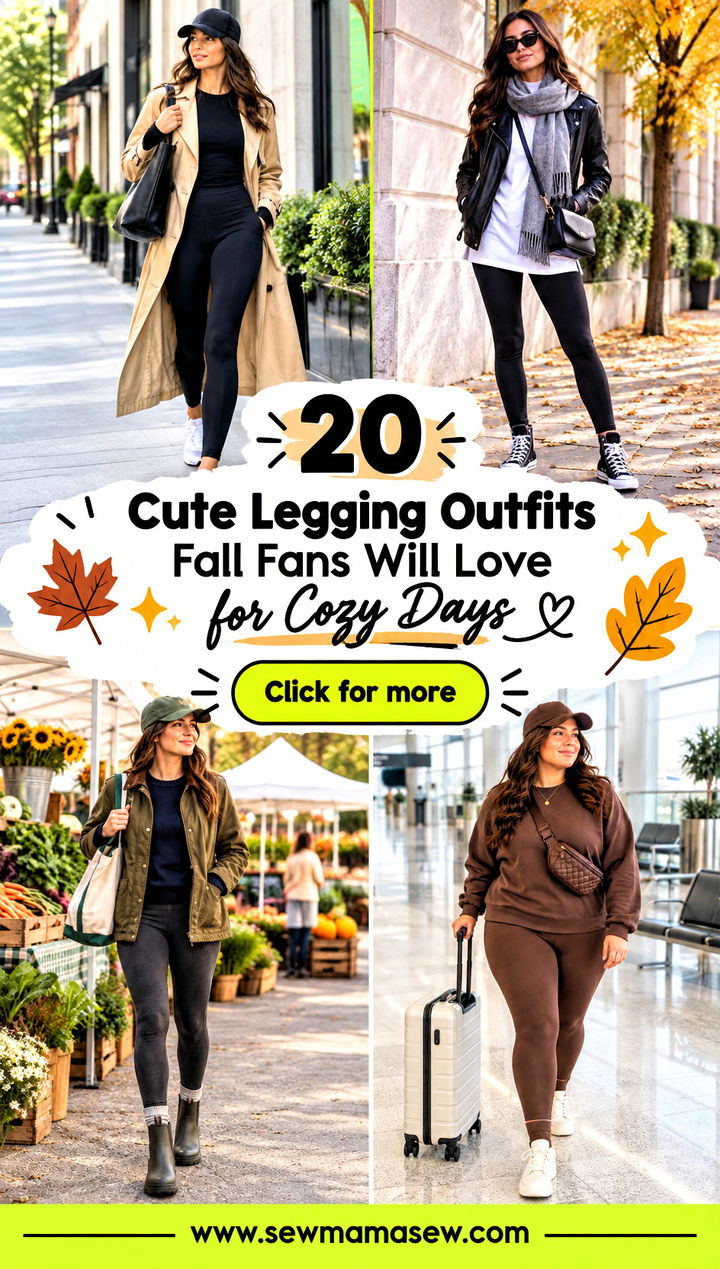 20 Cute Legging Outfits Fall Fans Will Love for Cozy Days - 20 Cute Legging Outfits Fall Fans Will Love for Cozy Days