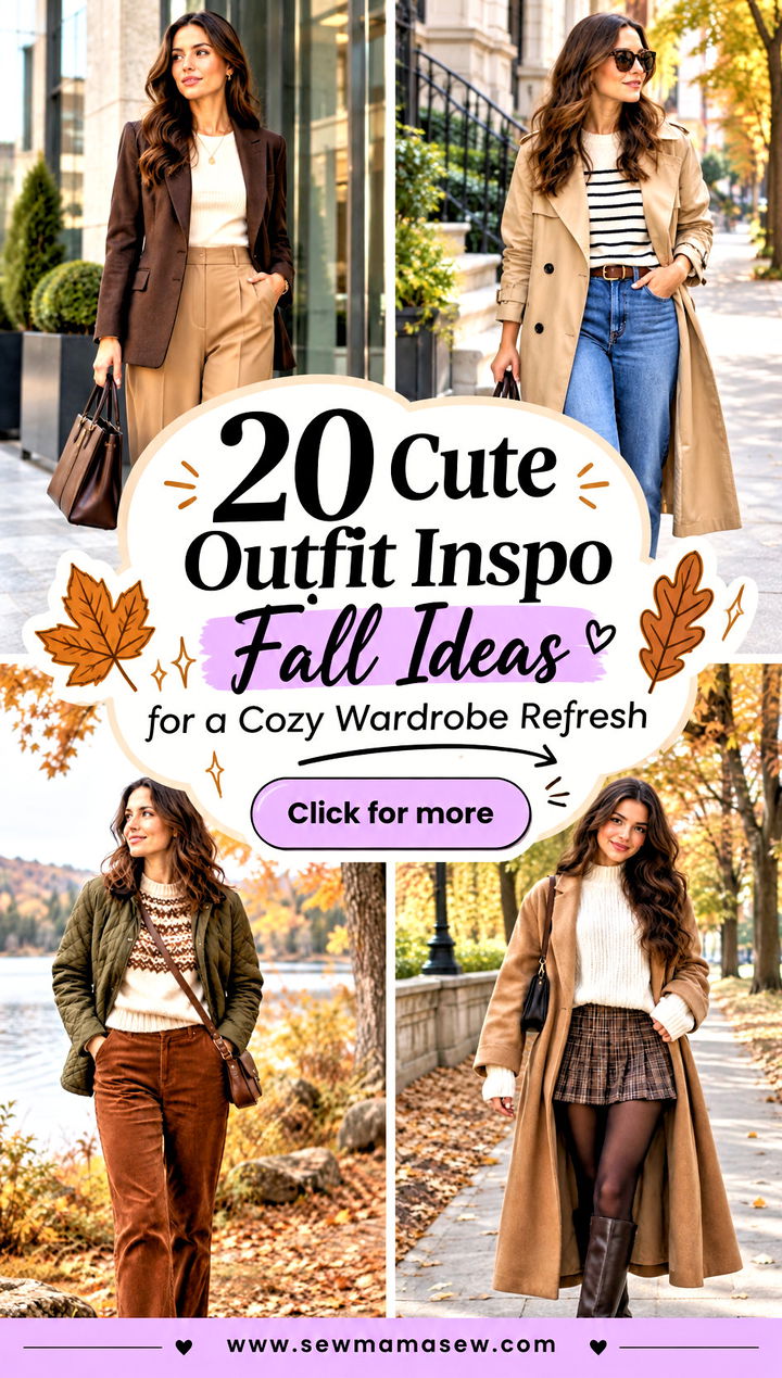 20 Cute Outfit Inspo Fall Ideas for a Cozy Wardrobe Refresh - 20 Cute Outfit Inspo Fall Ideas for a Cozy Wardrobe Refresh