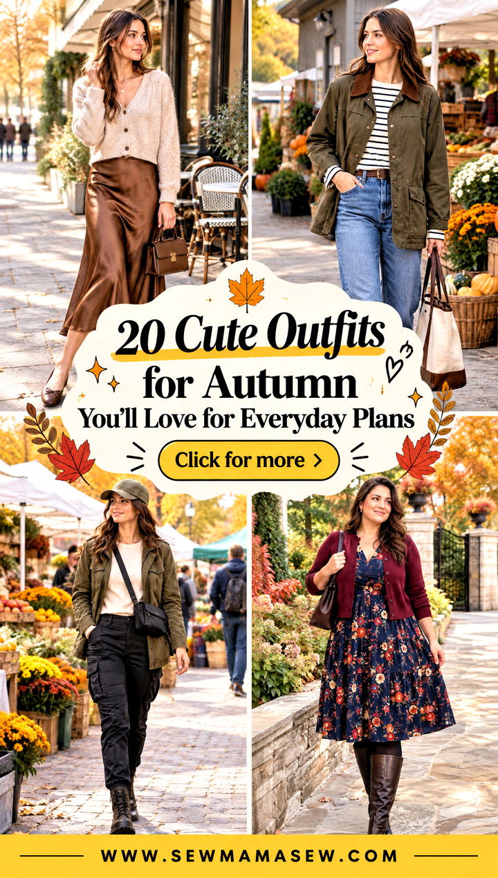 20 Cute Outfits for Autumn Youll Love for Everyday Plans - 20 Cute Outfits for Autumn You'll Love for Everyday Plans