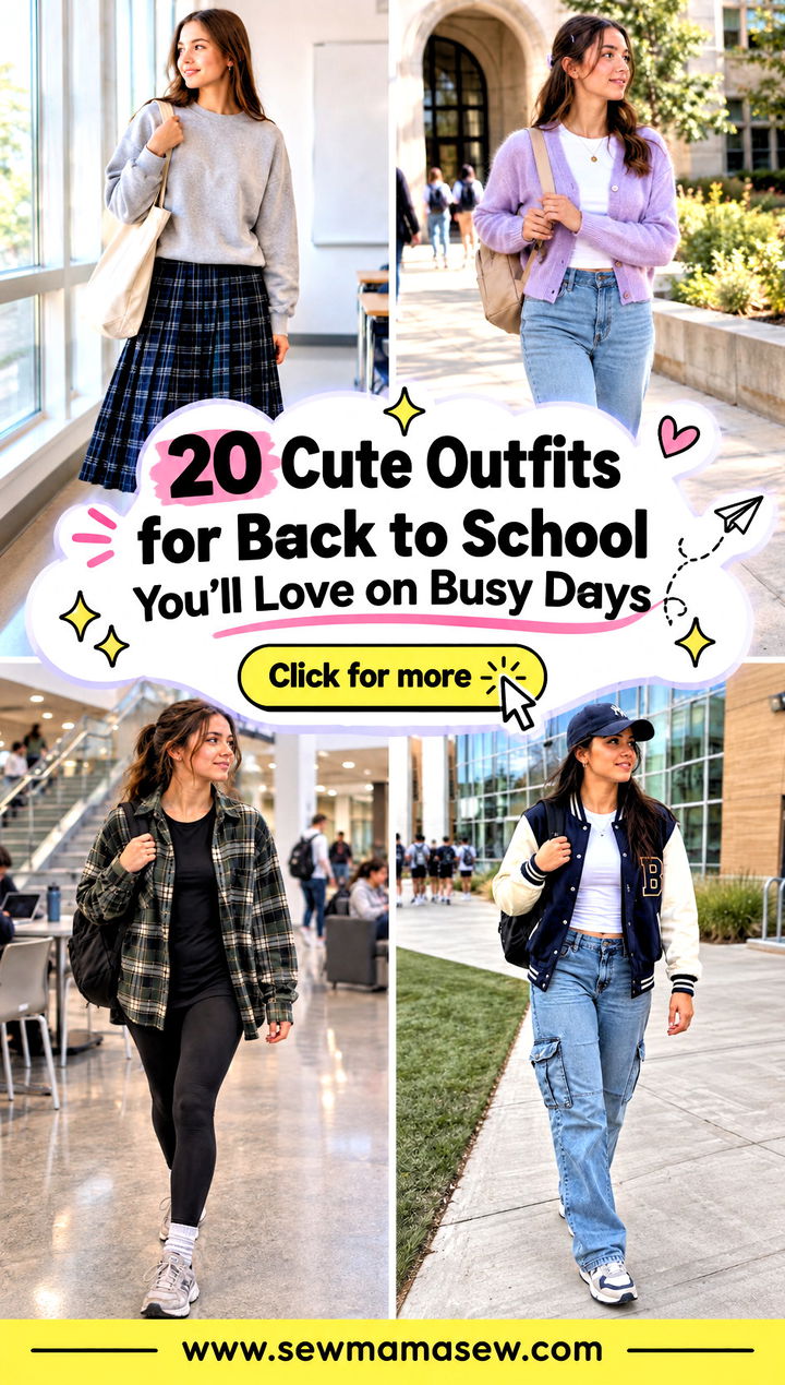 20 Cute Outfits for Back to School Youll Love on Busy Days - 20 Cute Outfits for Back to School You'll Love on Busy Days