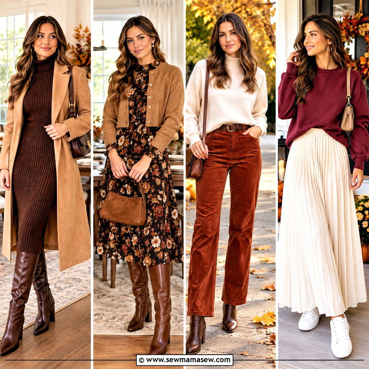 20 Cute Outfits for Thanksgiving for Cozy, Festive Dinners