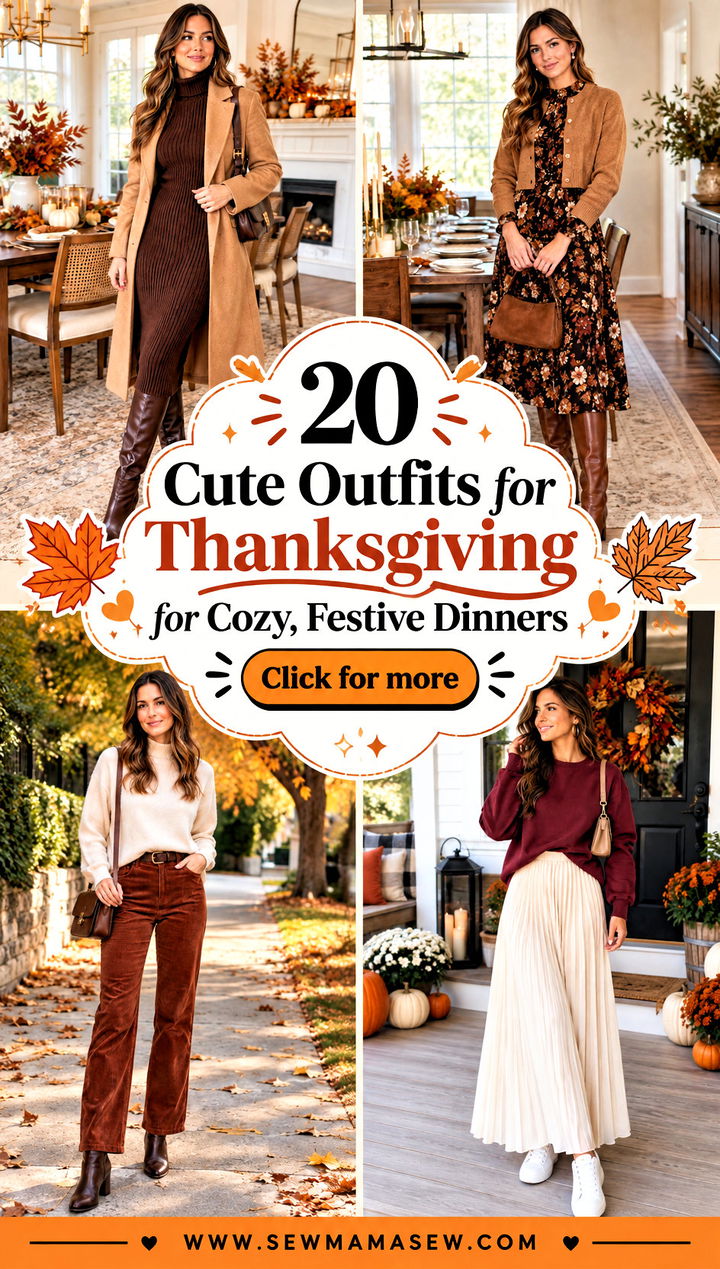 20 Cute Outfits for Thanksgiving for Cozy Festive Dinners - 20 Cute Outfits for Thanksgiving for Cozy, Festive Dinners