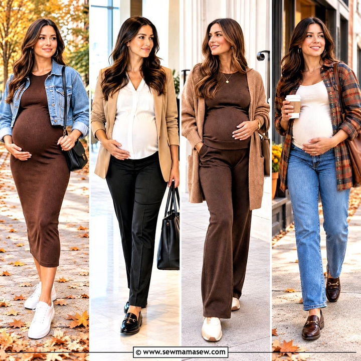 20 Cute Pregnancy Outfits for Fall Youll Love for Comfort