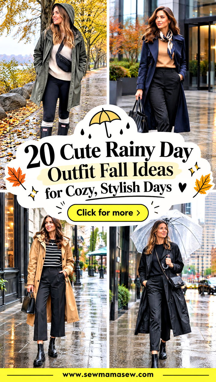 20 Cute Rainy Day Outfit Fall Ideas for Cozy Stylish Days - 20 Cute Rainy Day Outfit Fall Ideas for Cozy, Stylish Days