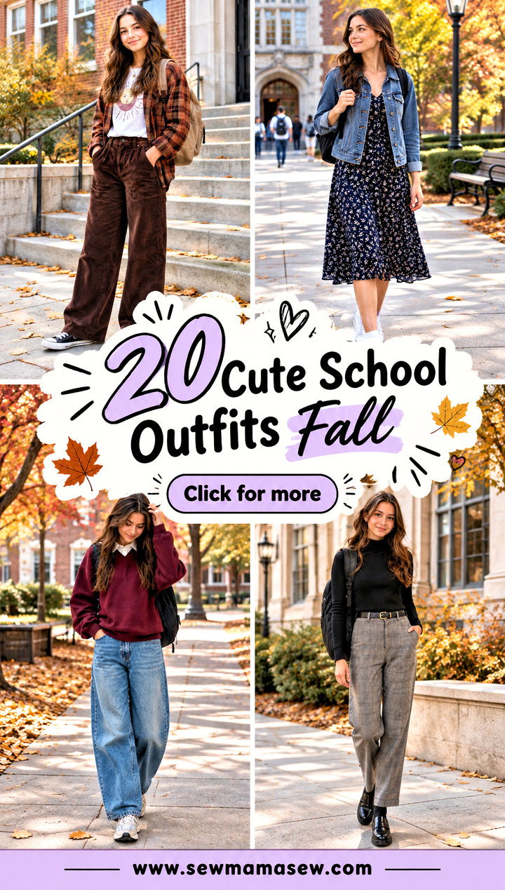 20 Cute School Outfits Fall Fresh Looks for Busy Campus Days - 20 Cute School Outfits Fall: Fresh Looks for Busy Campus Days