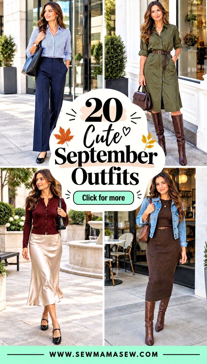 20 Cute September Outfits Cozy Looks for Crisp Early Fall Days - 20 Cute September Outfits: Cozy Looks for Crisp Early Fall Days