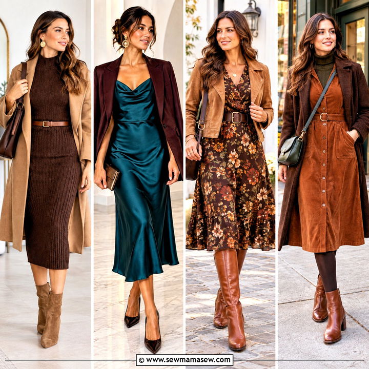 20 Dark Autumn Dress Ideas: Rich Colors for Elegant Fall Days
