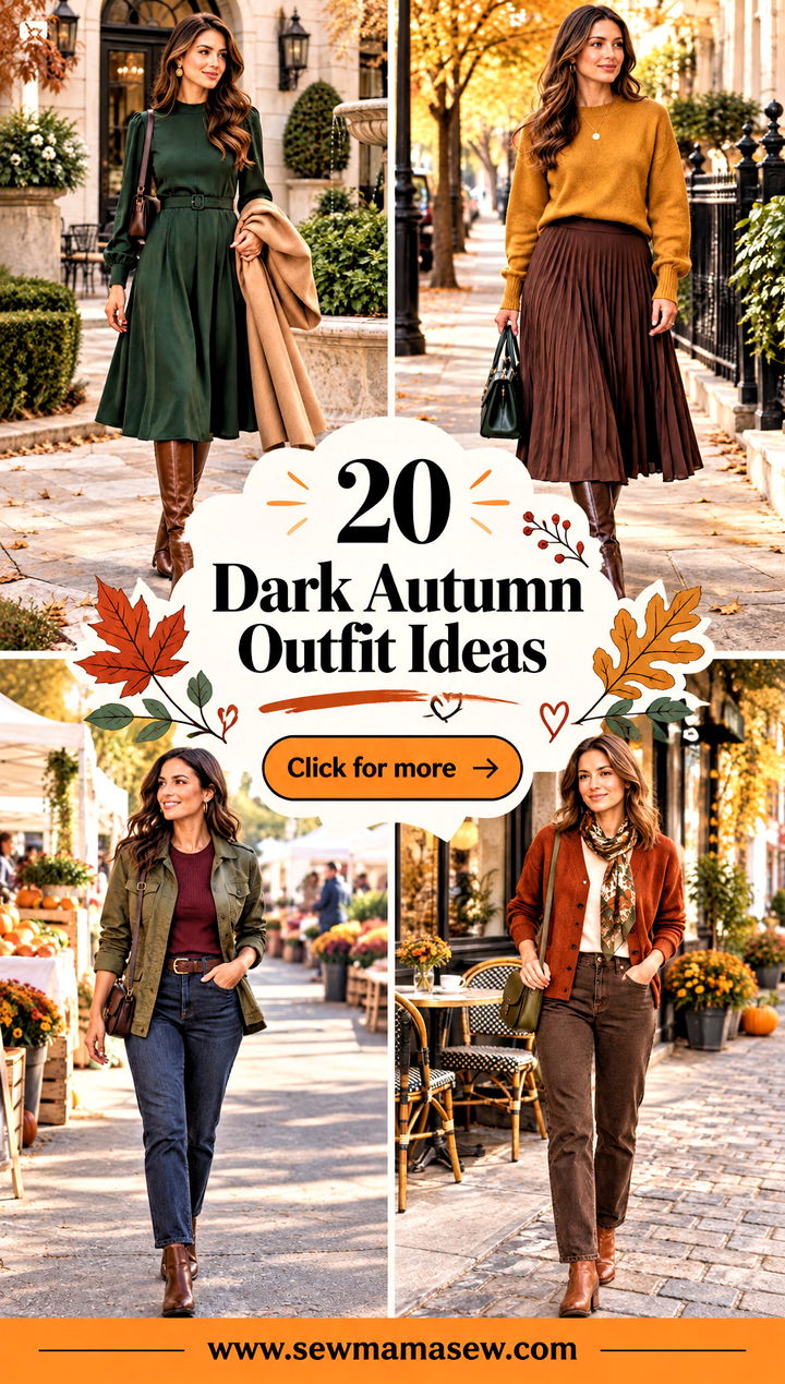 20 Dark Autumn Outfit Ideas Rich Looks for Your Fall Wardrobe - 20 Dark Autumn Outfit Ideas: Rich Looks for Your Fall Wardrobe