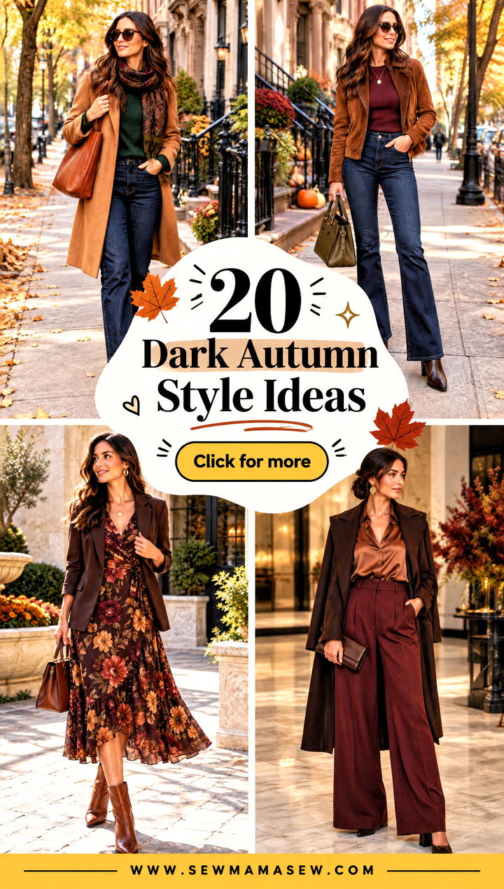 20 Dark Autumn Style Ideas Rich Looks for Effortless Fall Chic - 20 Dark Autumn Style Ideas: Rich Looks for Effortless Fall Chic