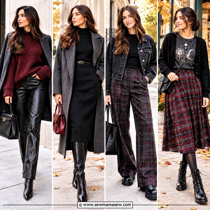 20 Dark Fall Aesthetic Outfits: Moody Looks for Cozy Autumn Days