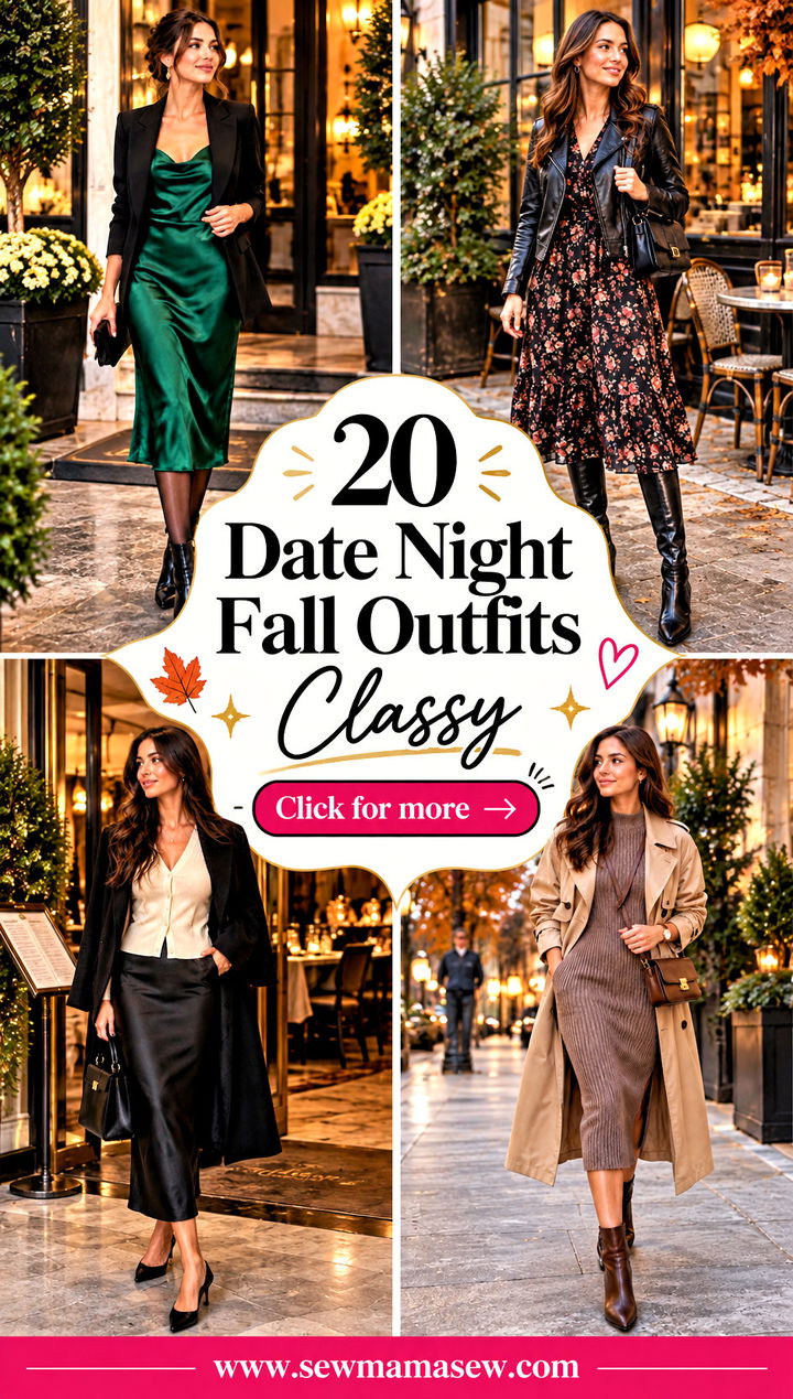 20 Date Night Fall Outfits Classy Chic Looks for Cozy Evenings - 20 Date Night Fall Outfits Classy: Chic Looks for Cozy Evenings