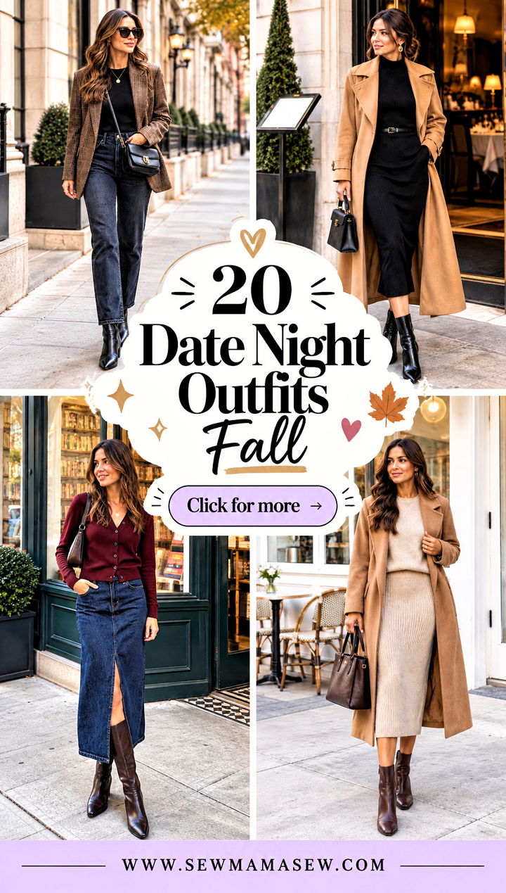 20 Date Night Outfits Fall Romantic Looks for Cool Autumn Nights - 20 Date Night Outfits Fall: Romantic Looks for Cool Autumn Nights