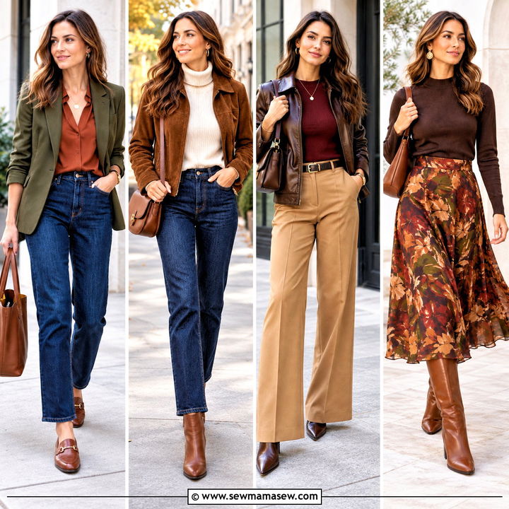 20 Deep Autumn Palette Outfits for Warm, Polished Style