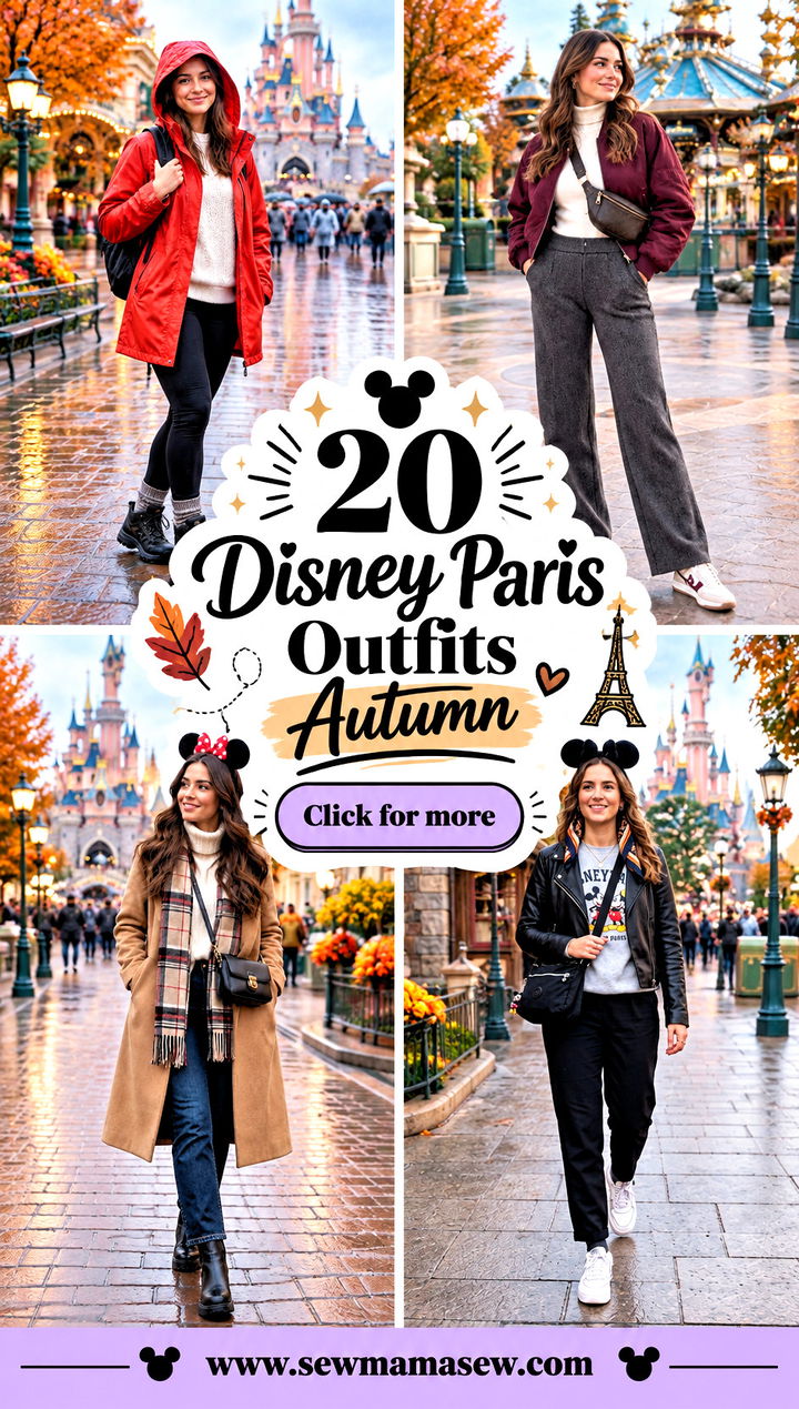 20 Disney Paris Outfits Autumn Chic Looks for Cool Days - 20 Disney Paris Outfits Autumn: Chic Looks for Cool Days