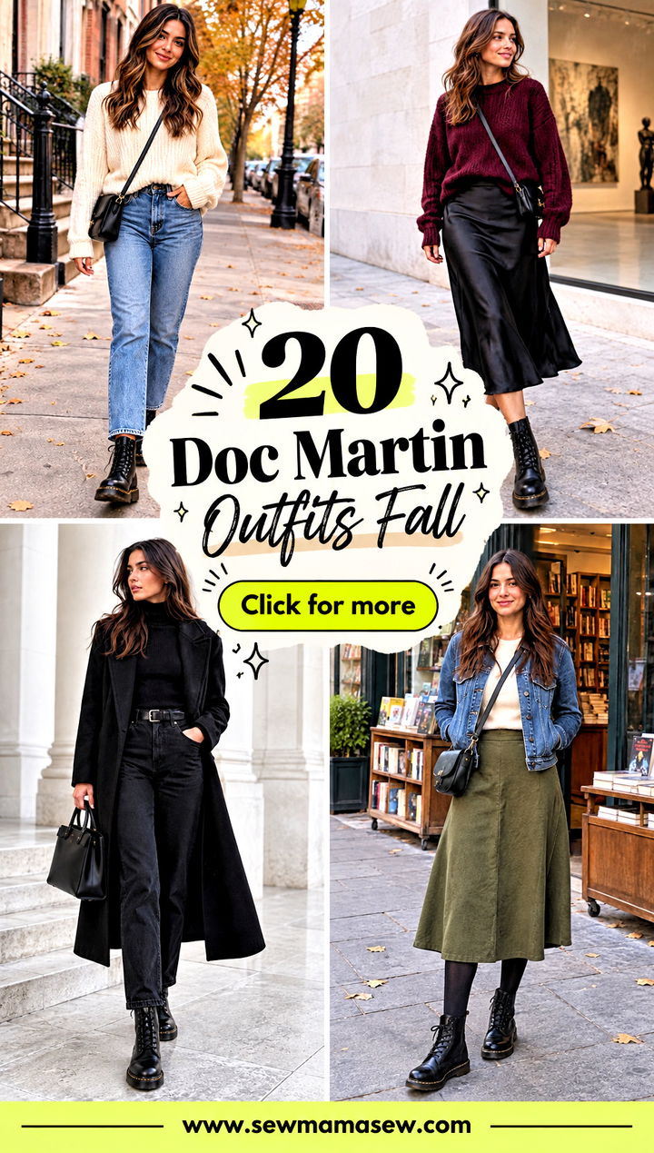 20 Doc Martin Outfits Fall Edgy Looks for Crisp City Days - 20 Doc Martin Outfits Fall: Edgy Looks for Crisp City Days