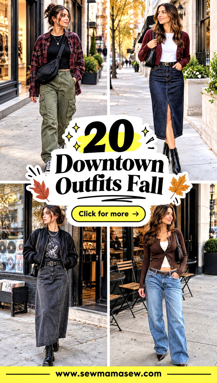 20 Downtown Outfits Fall Cool Layers for Everyday City Life - 20 Downtown Outfits Fall: Cool Layers for Everyday City Life