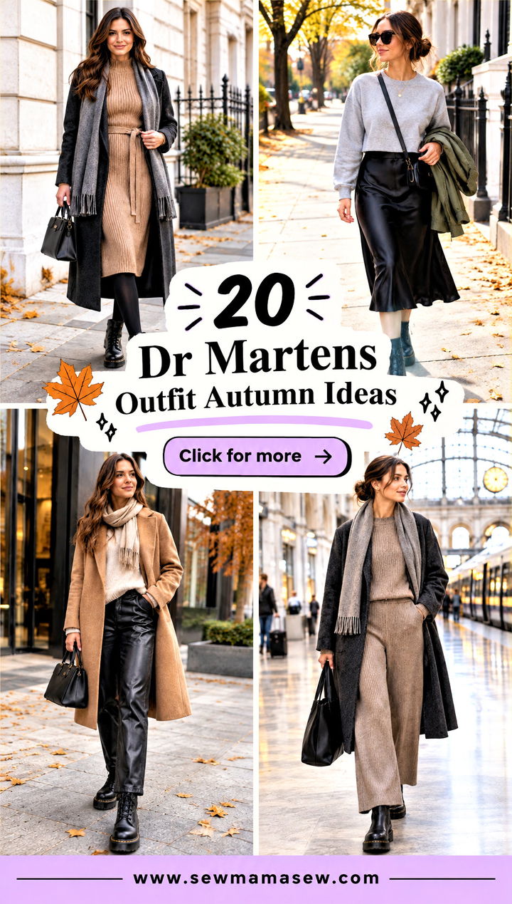 20 Dr Martens Outfit Autumn Ideas for Bold Cozy City Looks - 20 Dr Martens Outfit Autumn Ideas for Bold, Cozy City Looks