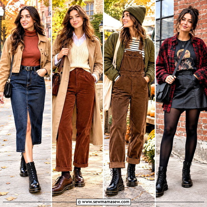 20 Dr Martens Outfit Fall Ideas for Effortless Everyday Edge