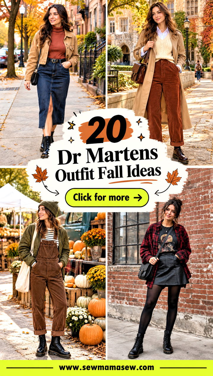 20 Dr Martens Outfit Fall Ideas for Effortless Everyday Edge - 20 Dr Martens Outfit Fall Ideas for Effortless Everyday Edge