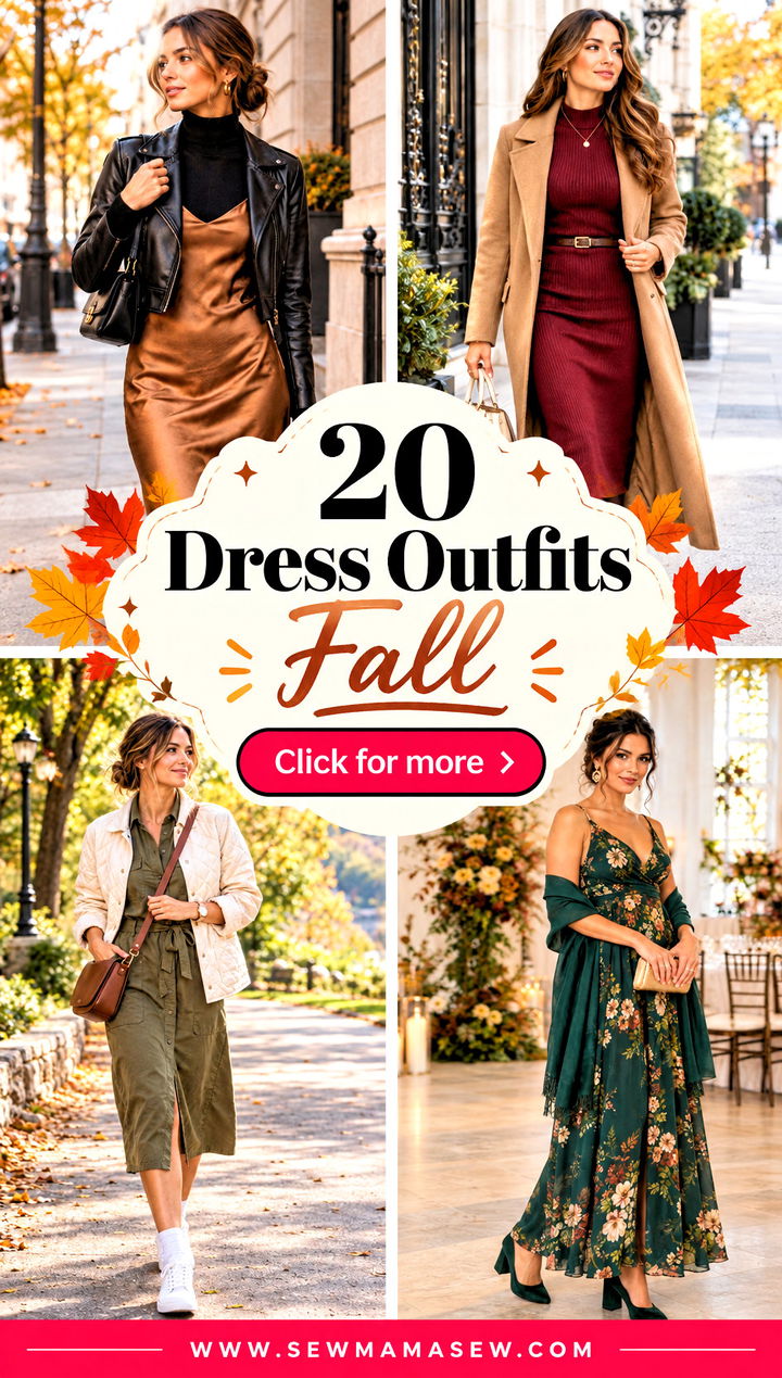 20 Dress Outfits Fall Effortless Looks for Cozy Autumn Days - 20 Dress Outfits Fall: Effortless Looks for Cozy Autumn Days