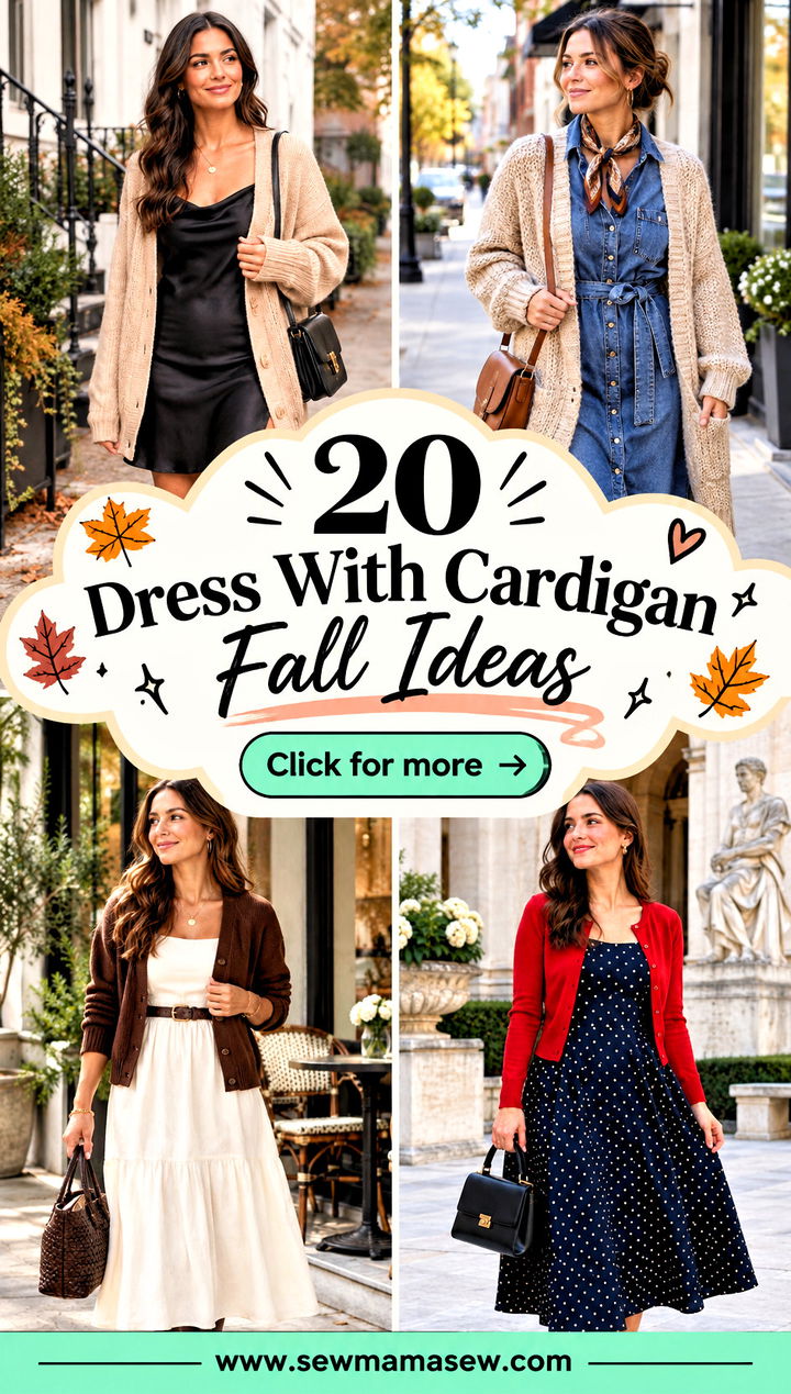 20 Dress With Cardigan Fall Ideas for Charming Cozy Layers - 20 Dress With Cardigan Fall Ideas for Charming, Cozy Layers