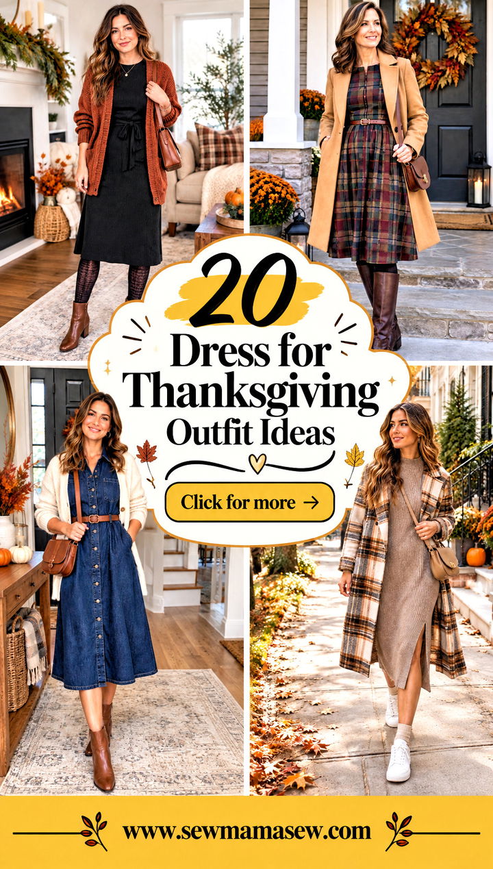 20 Dress for Thanksgiving Outfit Ideas for Cozy Celebrations - 20 Dress for Thanksgiving Outfit Ideas for Cozy Celebrations