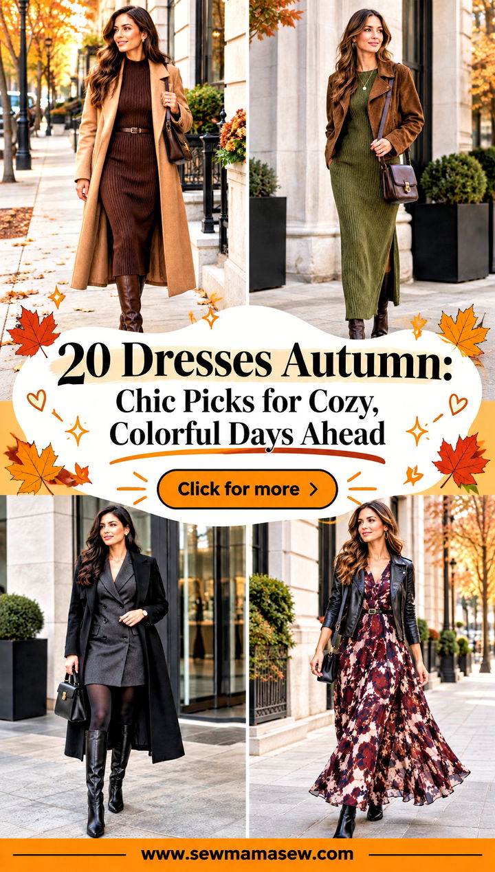 20 Dresses Autumn Chic Picks for Cozy Colorful Days Ahead - 20 Dresses Autumn: Chic Picks for Cozy, Colorful Days Ahead