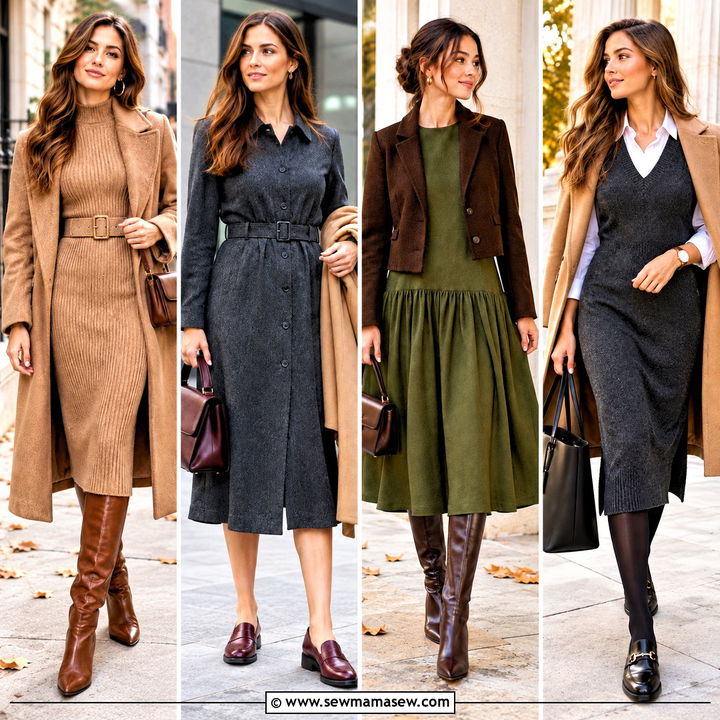 20 Dresses for Autumn: Cozy Styles for Effortless Layering
