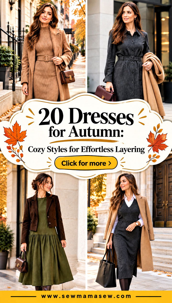 20 Dresses for Autumn Cozy Styles for Effortless Layering - 20 Dresses for Autumn: Cozy Styles for Effortless Layering