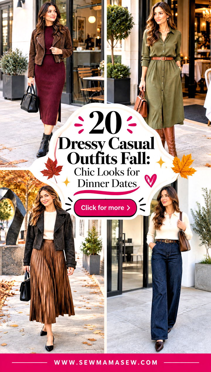 20 Dressy Casual Outfits Fall Chic Looks for Dinner Dates - 20 Dressy Casual Outfits Fall: Chic Looks for Dinner Dates