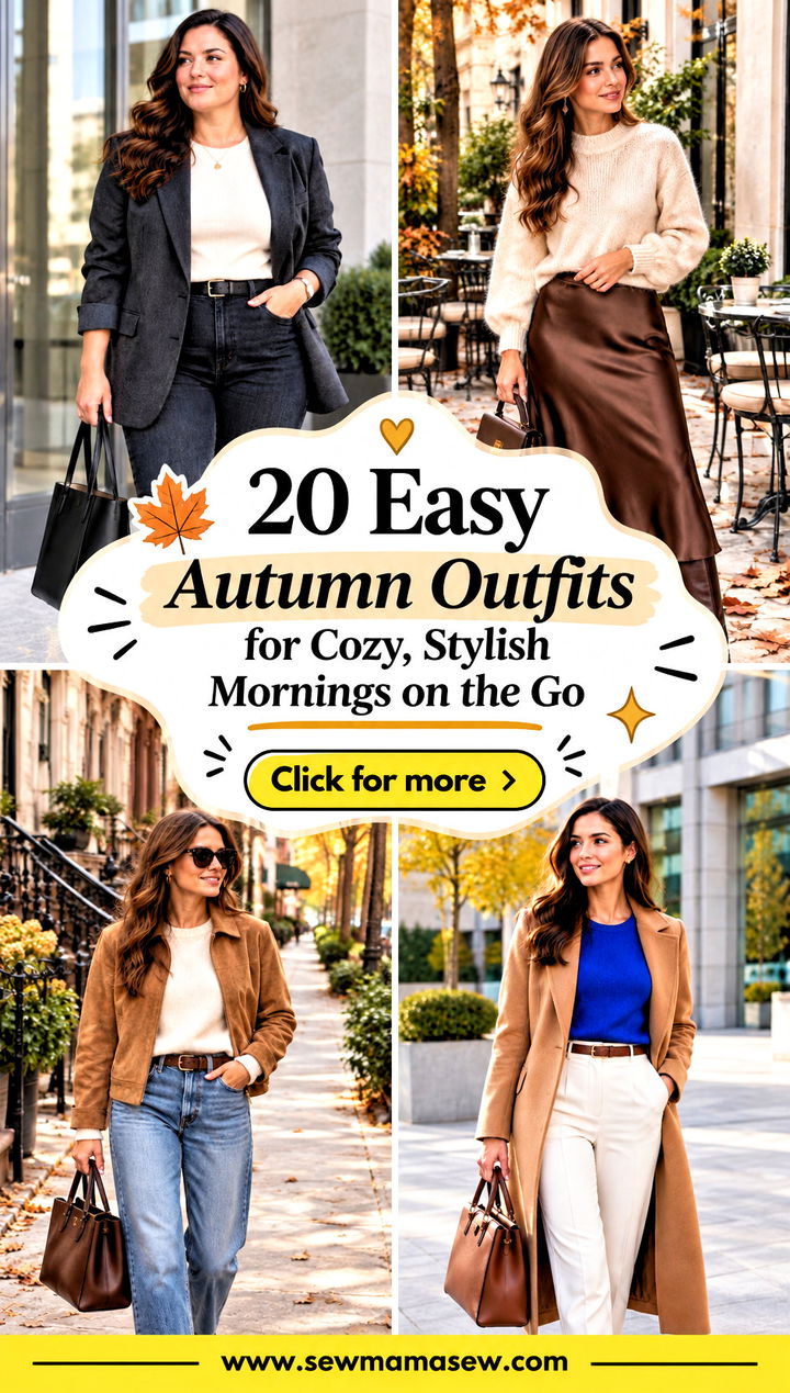 20 Easy Autumn Outfits for Cozy Stylish Mornings on the Go - 20 Easy Autumn Outfits for Cozy, Stylish Mornings on the Go
