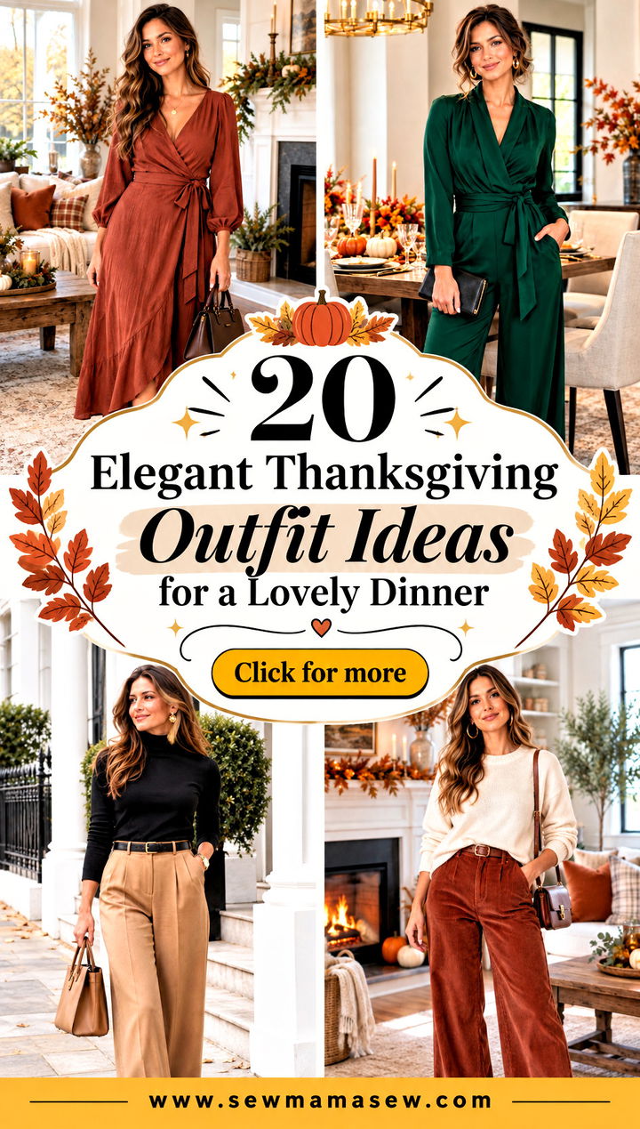 20 Elegant Thanksgiving Outfit Ideas for a Lovely Dinner - 20 Elegant Thanksgiving Outfit Ideas for a Lovely Dinner
