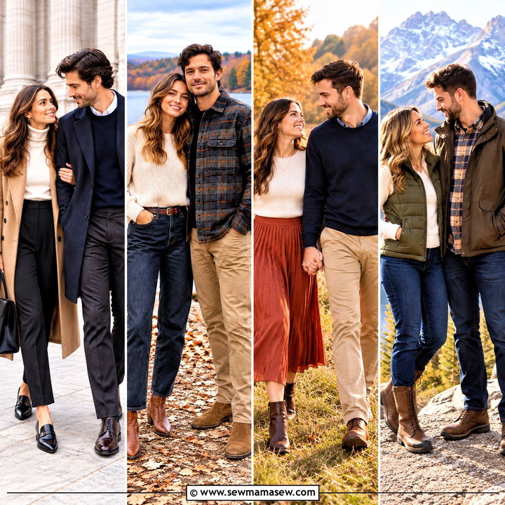 20 Engagement Photos Fall Outfit Ideas for Romantic Moments