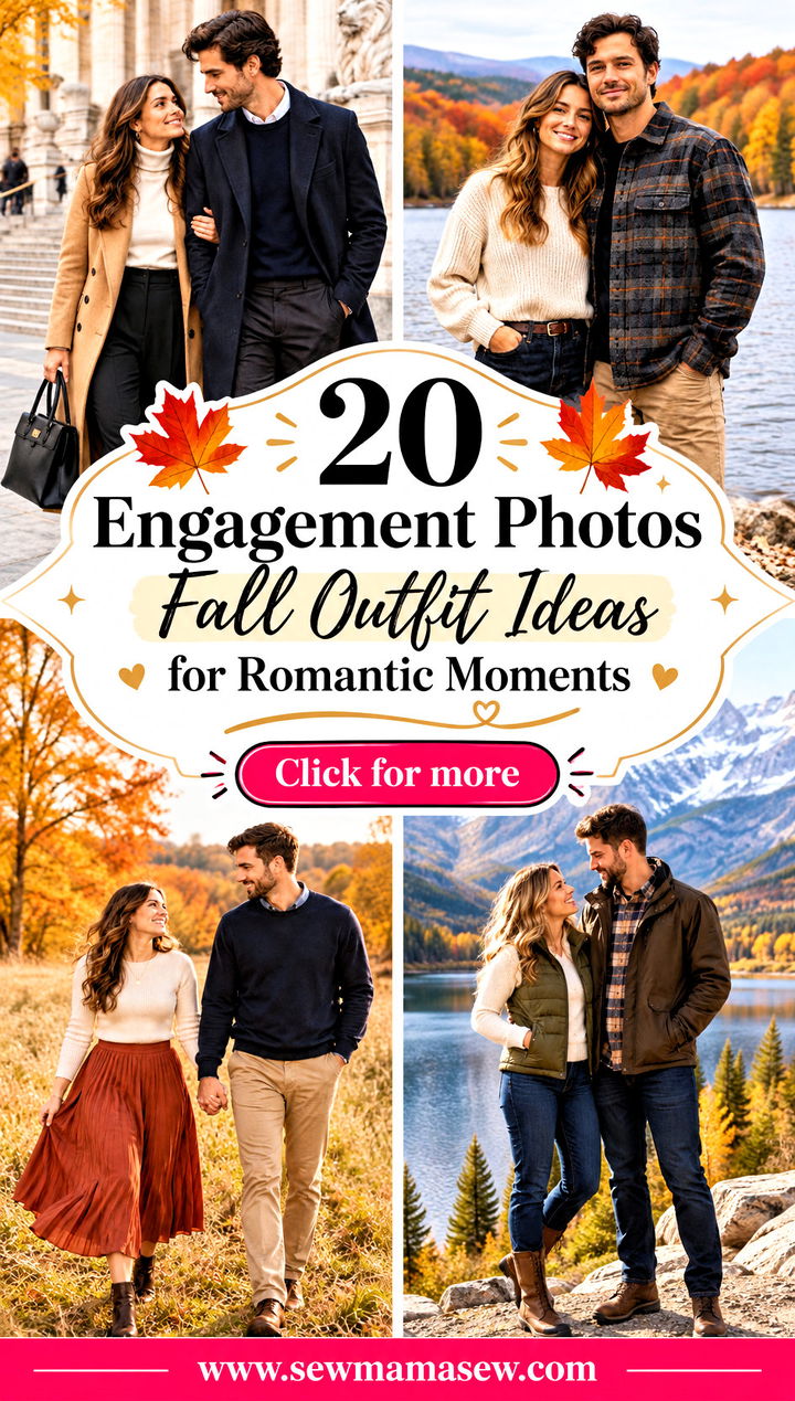 20 Engagement Photos Fall Outfit Ideas for Romantic Moments - 20 Engagement Photos Fall Outfit Ideas for Romantic Moments