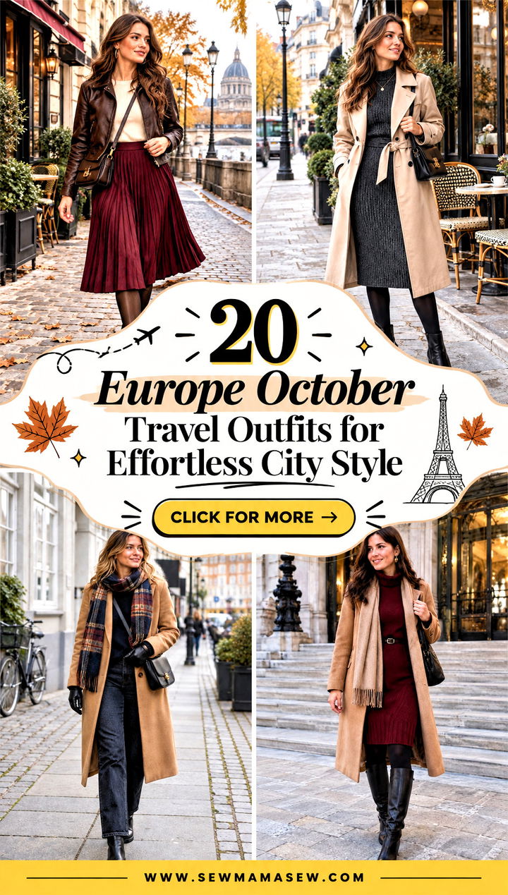 20 Europe October Travel Outfits for Effortless City Style - 20 Europe October Travel Outfits for Effortless City Style