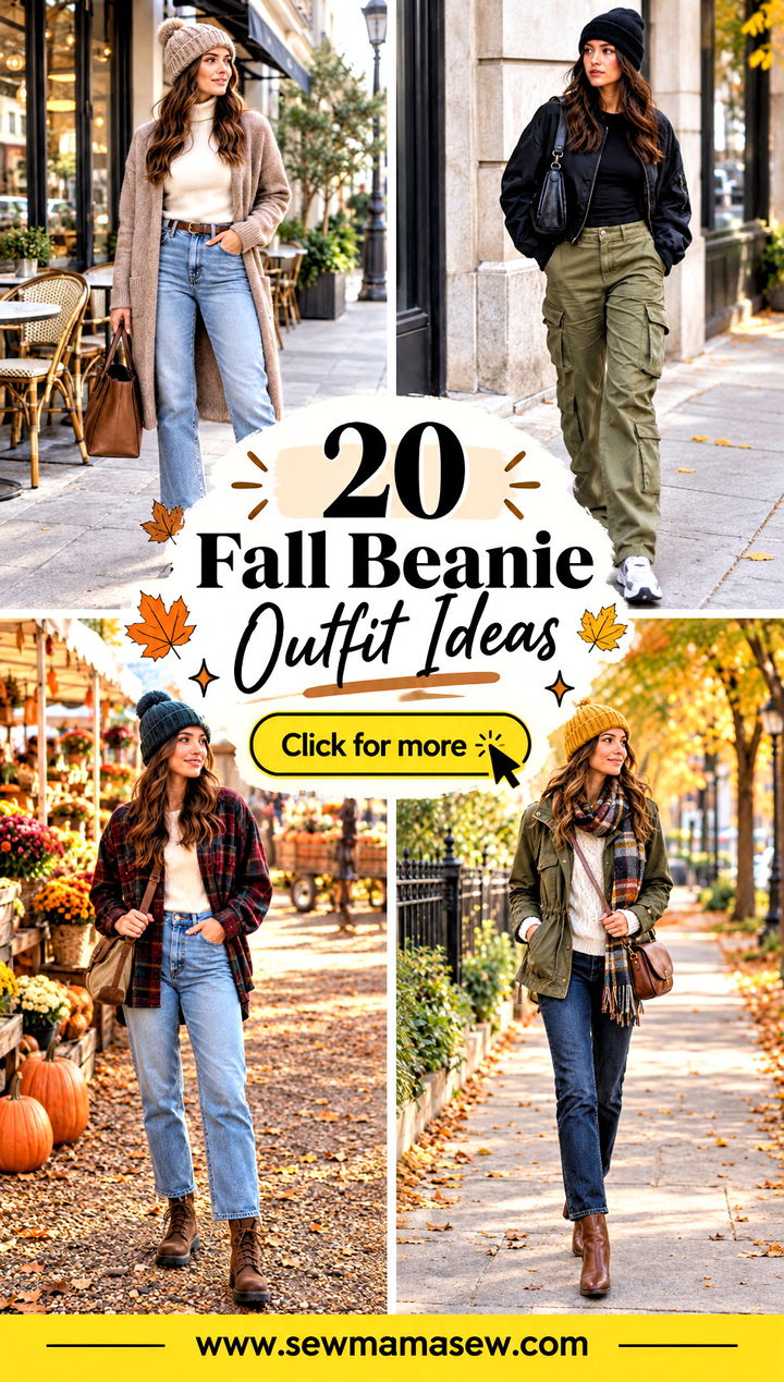 20 Fall Beanie Outfit Ideas for Cozy Effortless Street Style - 20 Fall Beanie Outfit Ideas for Cozy, Effortless Street Style