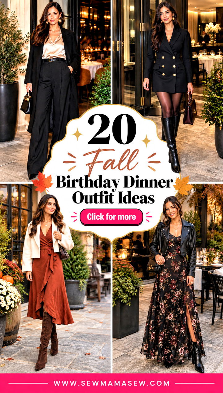 20 Fall Birthday Dinner Outfit Ideas for a Chic Night Out - 20 Fall Birthday Dinner Outfit Ideas for a Chic Night Out