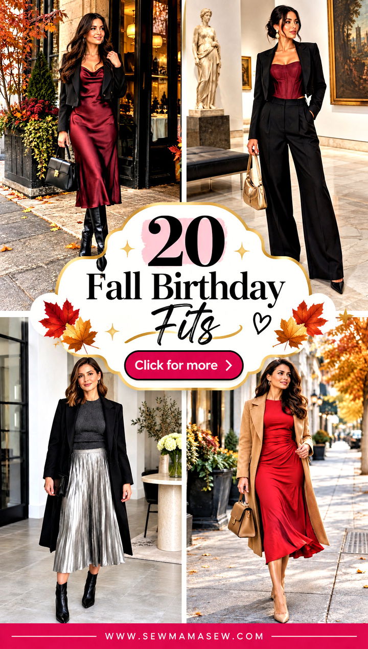 20 Fall Birthday Fits for a Confident Cozy Celebration - 20 Fall Birthday Fits for a Confident, Cozy Celebration