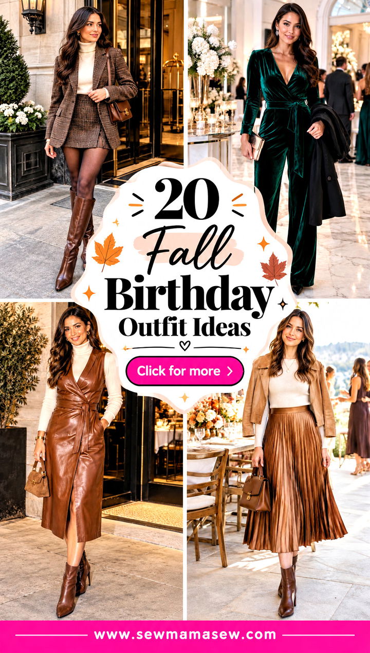 20 Fall Birthday Outfit Ideas for Your Chic Birthday Weekend - 20 Fall Birthday Outfit Ideas for Your Chic Birthday Weekend